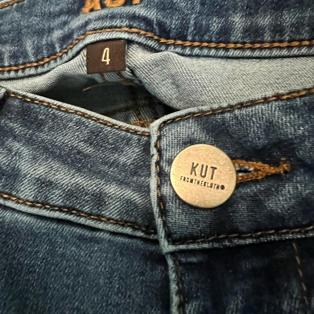 Kut from the Kloth Blue Straight Leg Jeans - Picture 5 of 11